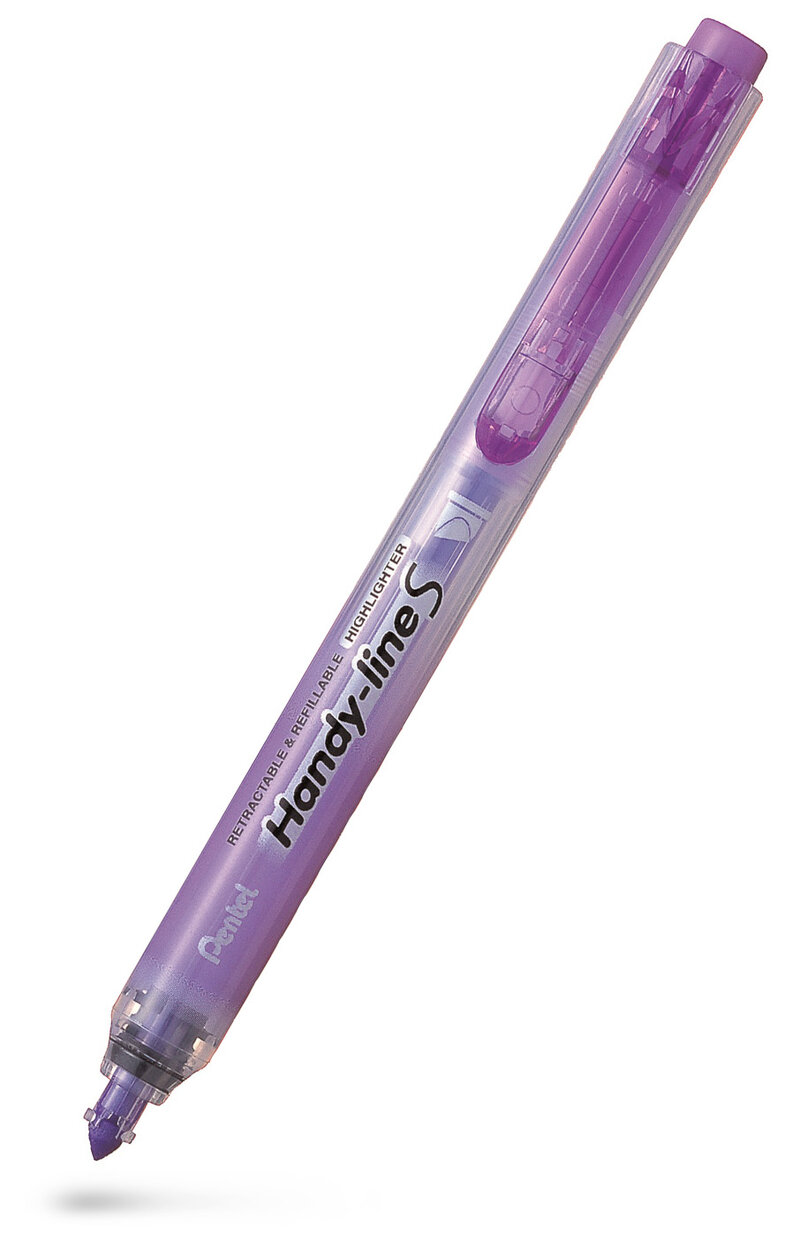 Överstrykningspenna PENTEL Clicker lila