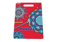 Mandala målarbok, fria former
