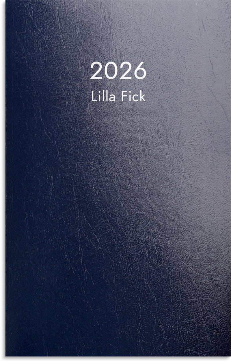 Kalender 2026 Lilla Fick blå kartong