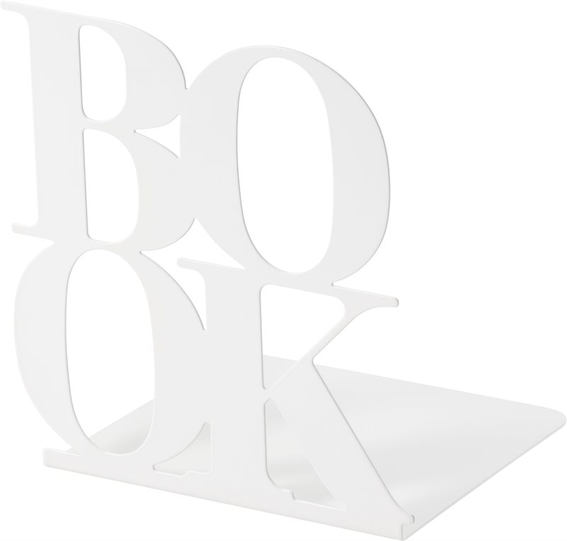 Bokstöd Book 2-pack vit