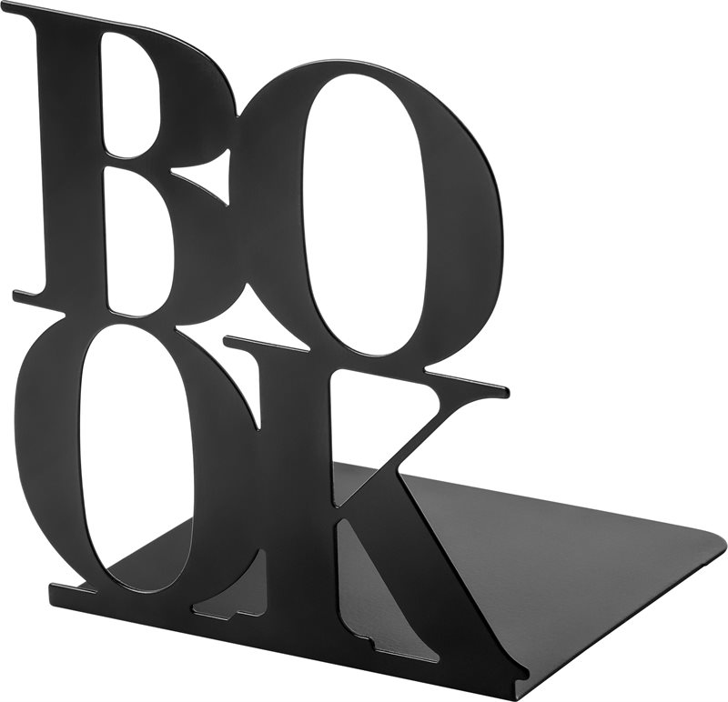 Bokstöd Book 2-pack svart