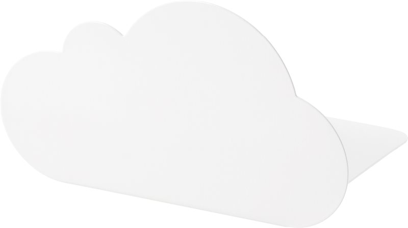 Bokstöd Moln 2-pack vit