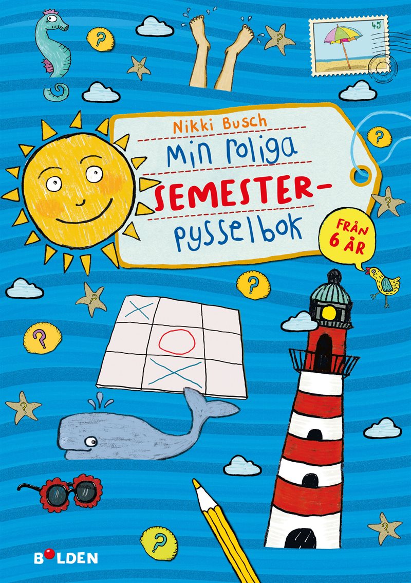 Min roliga SEMESTER-pysselbok – från 6 år