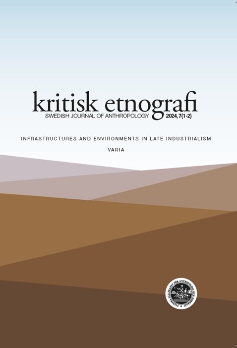 kritisk etnografi - Swedish Journal fo Anthropology, 2024, Vol. 7 (1-2)