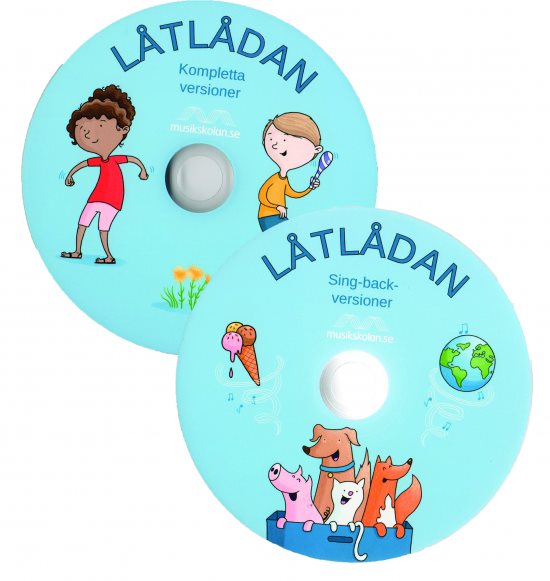 Låtlådan dubbel-cd med alla låtarna