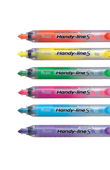 Överstrykningspenna PENTEL Clicker gul