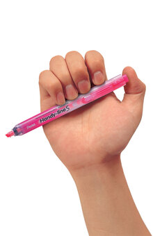 Överstrykningspenna PENTEL Clicker rosa