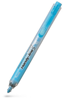 Överstrykningspenna PENTEL Clicker blå