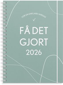 Kalender 2026 Få det gjort grön