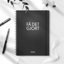 Kalender 2026 Få det gjort svart