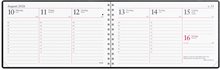 Kalender 2026 Veckokalendern svart konstläder
