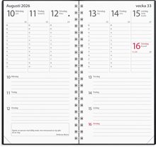 Kalender 2026 Minister svart plast