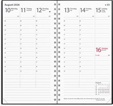 Kalender 2026 Interplano svart plast