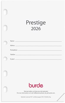 Kalender 2026 Compact kalendersats Prestige