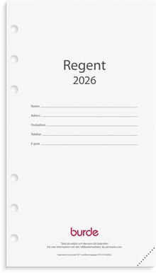 Kalender 2026 Regent kalendersats