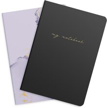 Notebook Lilac & Black 2 pack