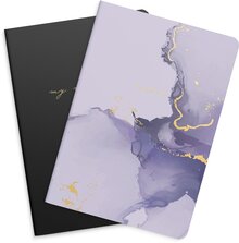 Notebook Lilac & Black 2 pack