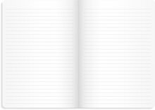 Notebook Blue & Flower 2 pack