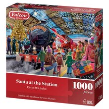 Pussel Falcon Santa Station 2*1000